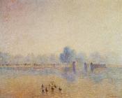 卡米耶 毕沙罗 : The Serpentine, Hyde Park, Fog Effect
